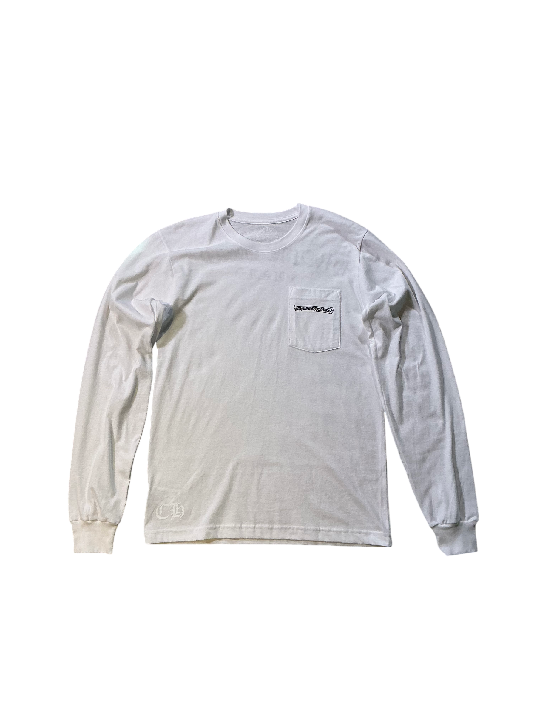 Chrome Heart Pocket Longsleeve White