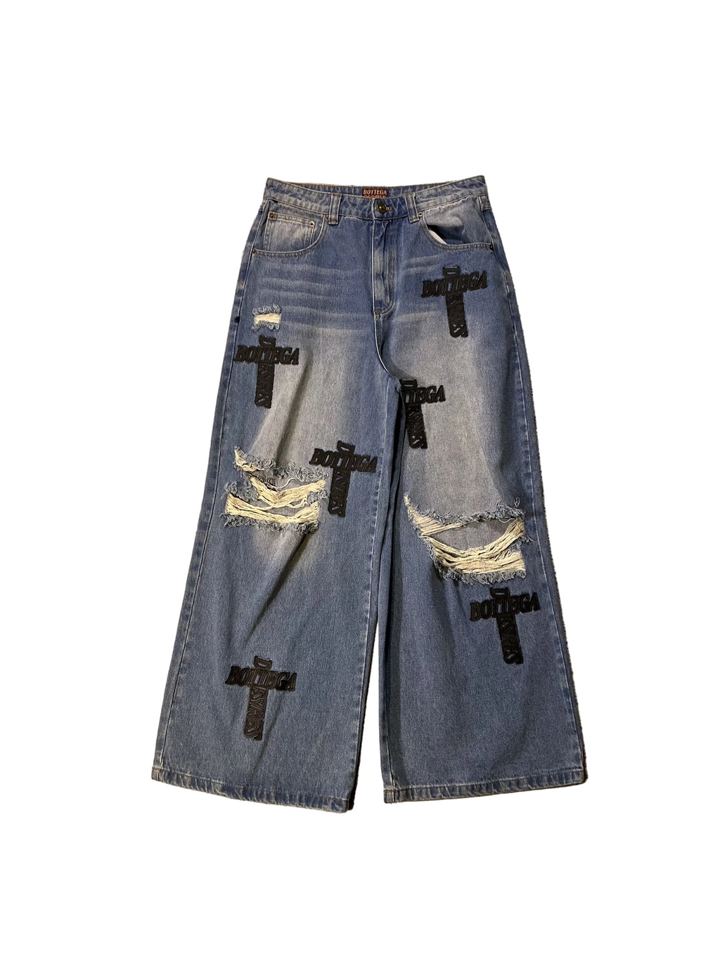 BOTTEGA DESIRES HOLY GRAIL DENIM PANTS BLUE