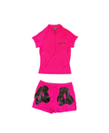 Digital ties women’s 2 piece pink