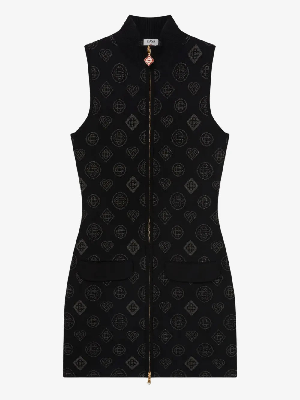 Casablanca monogram-patterned dress