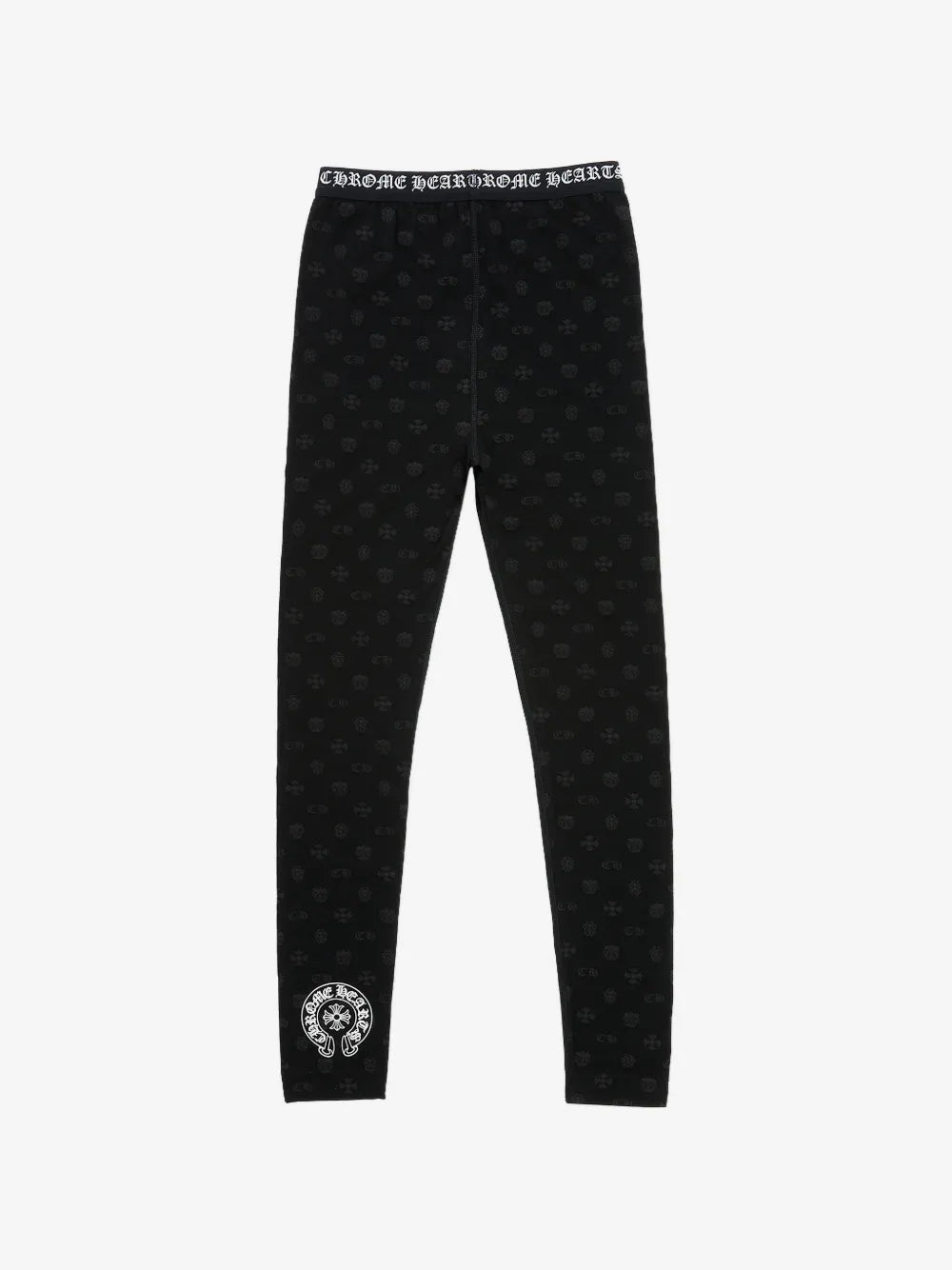 Chrome Hearts logo detail leggings