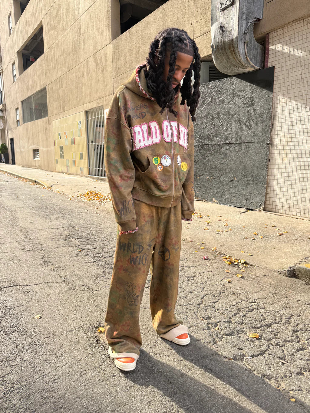 Wrld Of Wick WORLD PEACE ZIP-UP