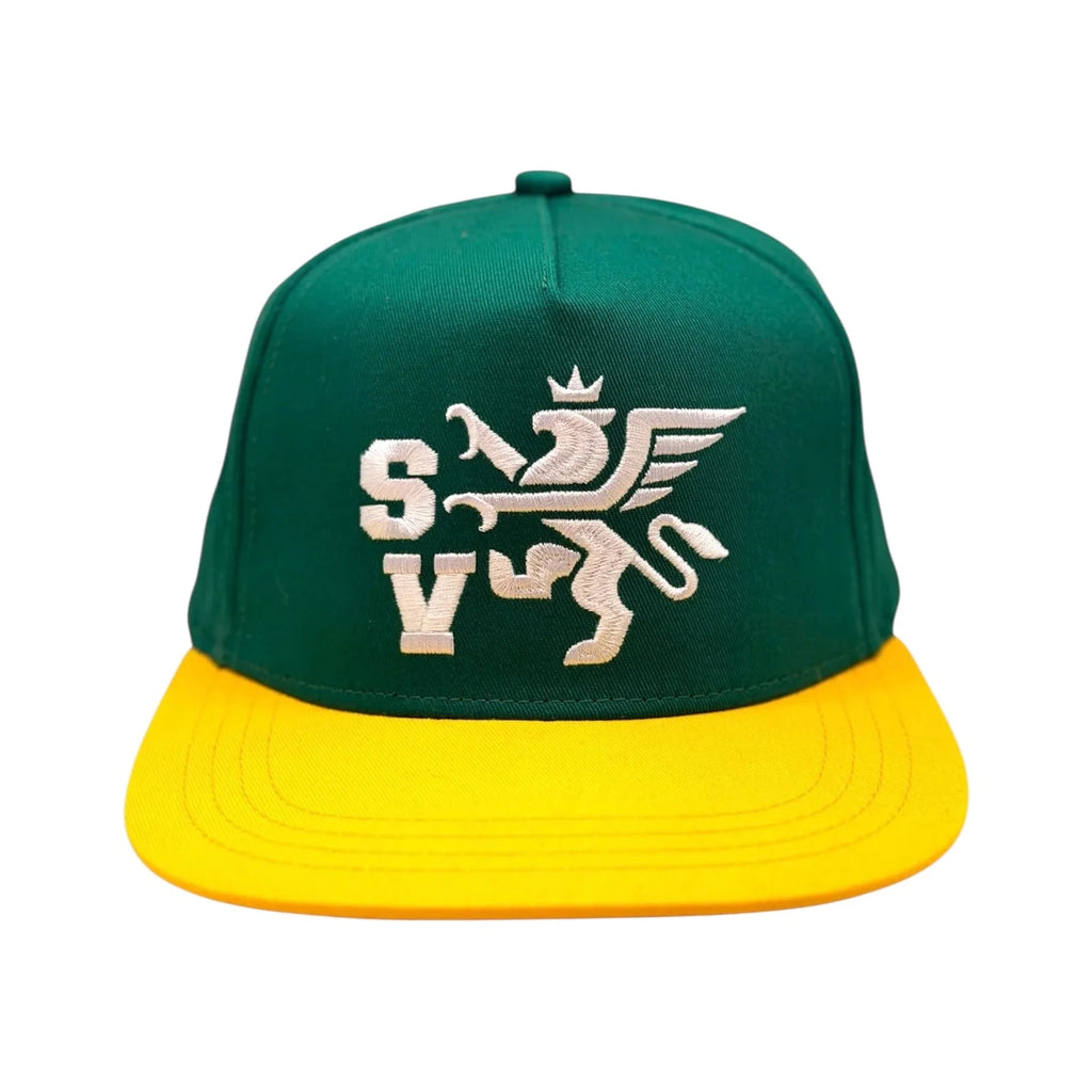 Saint Vanity Green & Yellow Griffin Snapback