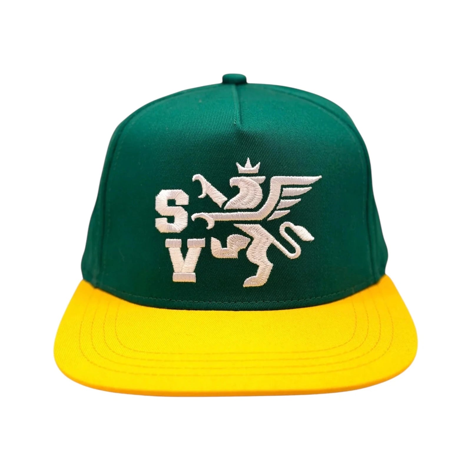 Saint Vanity Green & Yellow Griffin Snapback