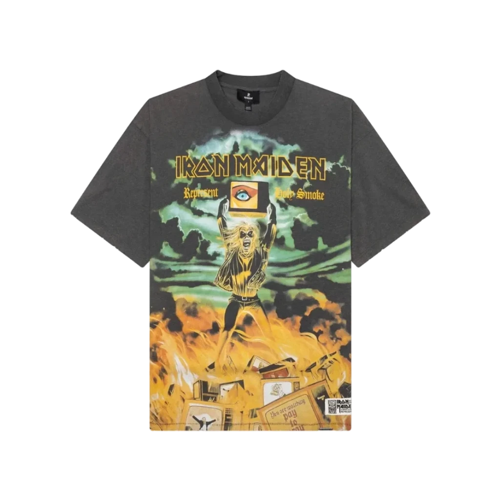 HOLY SMOKE T-SHIRT - ASH