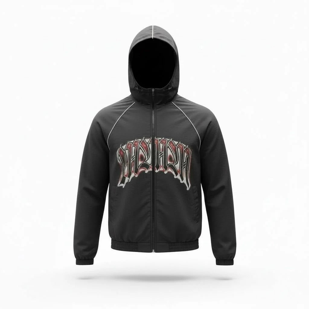 MMM Winderbreaker Black& Red Set