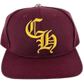 Chrome Hearts Maroon Baseball Cap