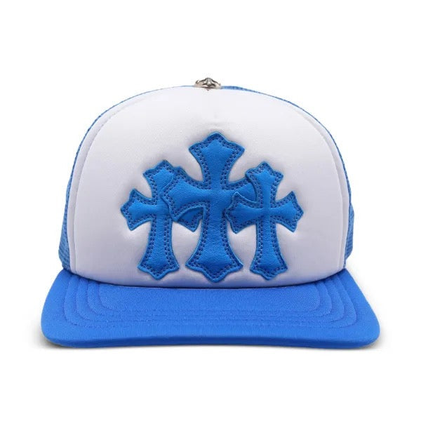 Chrome Hearts Cemetery Trucker Hat Blue