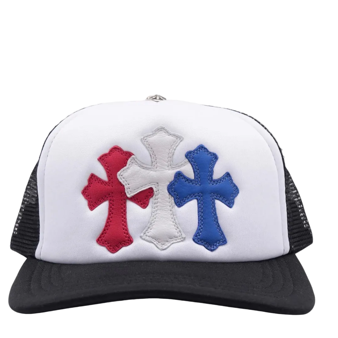 Chrome Heart Triple Cross Red/White/Blue
