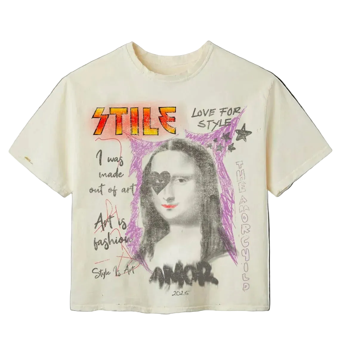 Monalisa Cream Tee