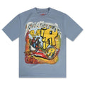 RICCHEZZA PAINS TO GAINS TEE - BLUE