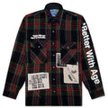 Better With Age muir repair flannel shirt multi