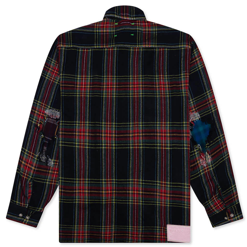 Better With Age muir repair flannel shirt multi