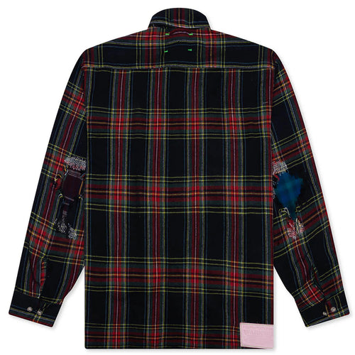 Better With Age muir repair flannel shirt multi