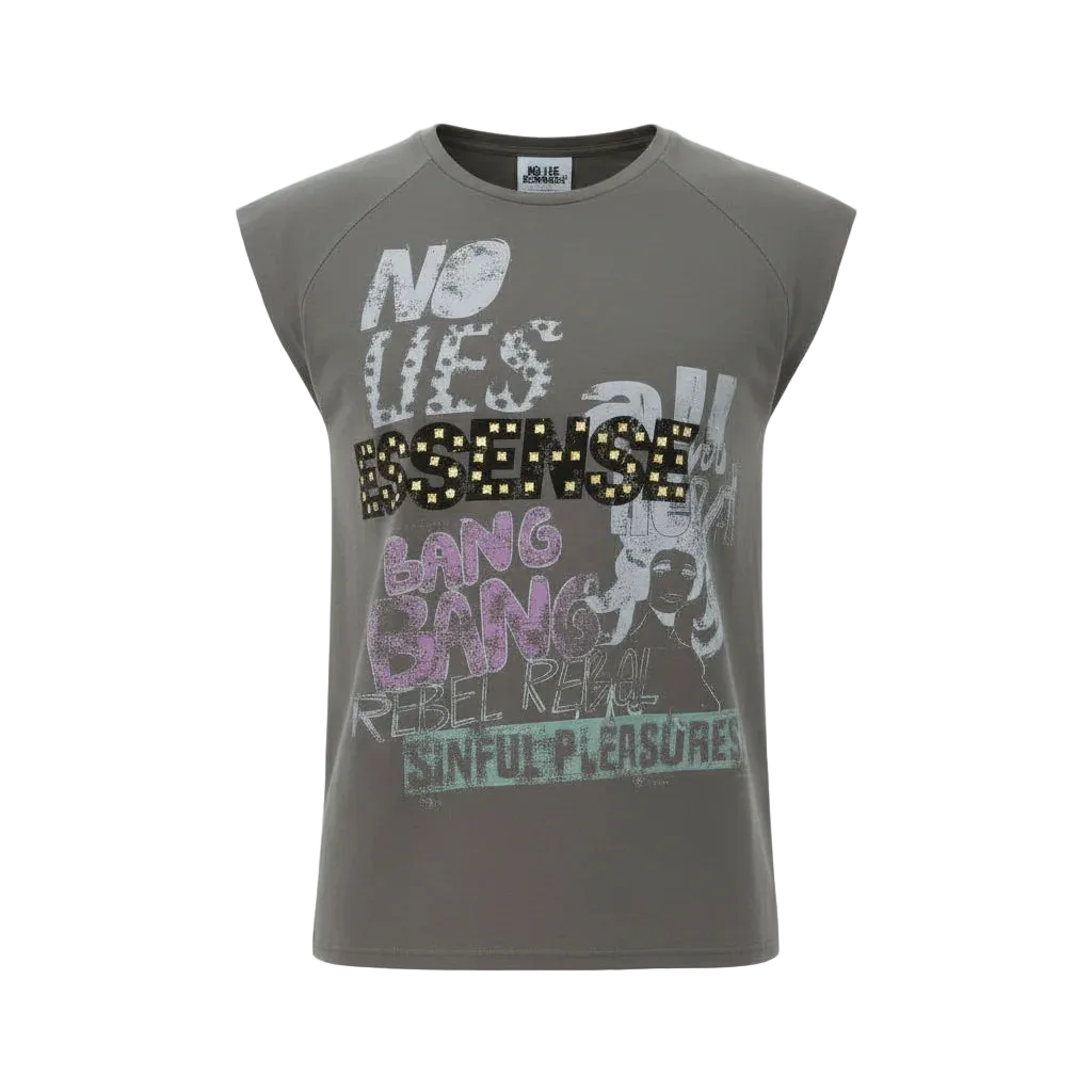 SINFUL PLEASURES SLEEVELESS TEE