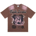 Triple Sevens Football Brown Tee
