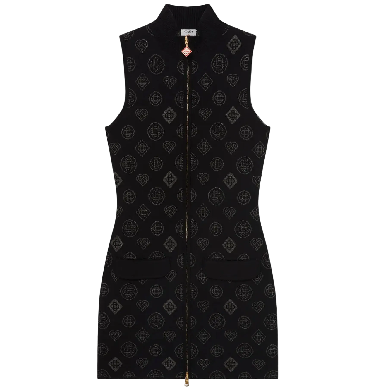 CASABLANCA  Monogram Jacquard Mini Dress