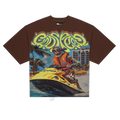 Godspeed Wave Runner Tee Brown Wash