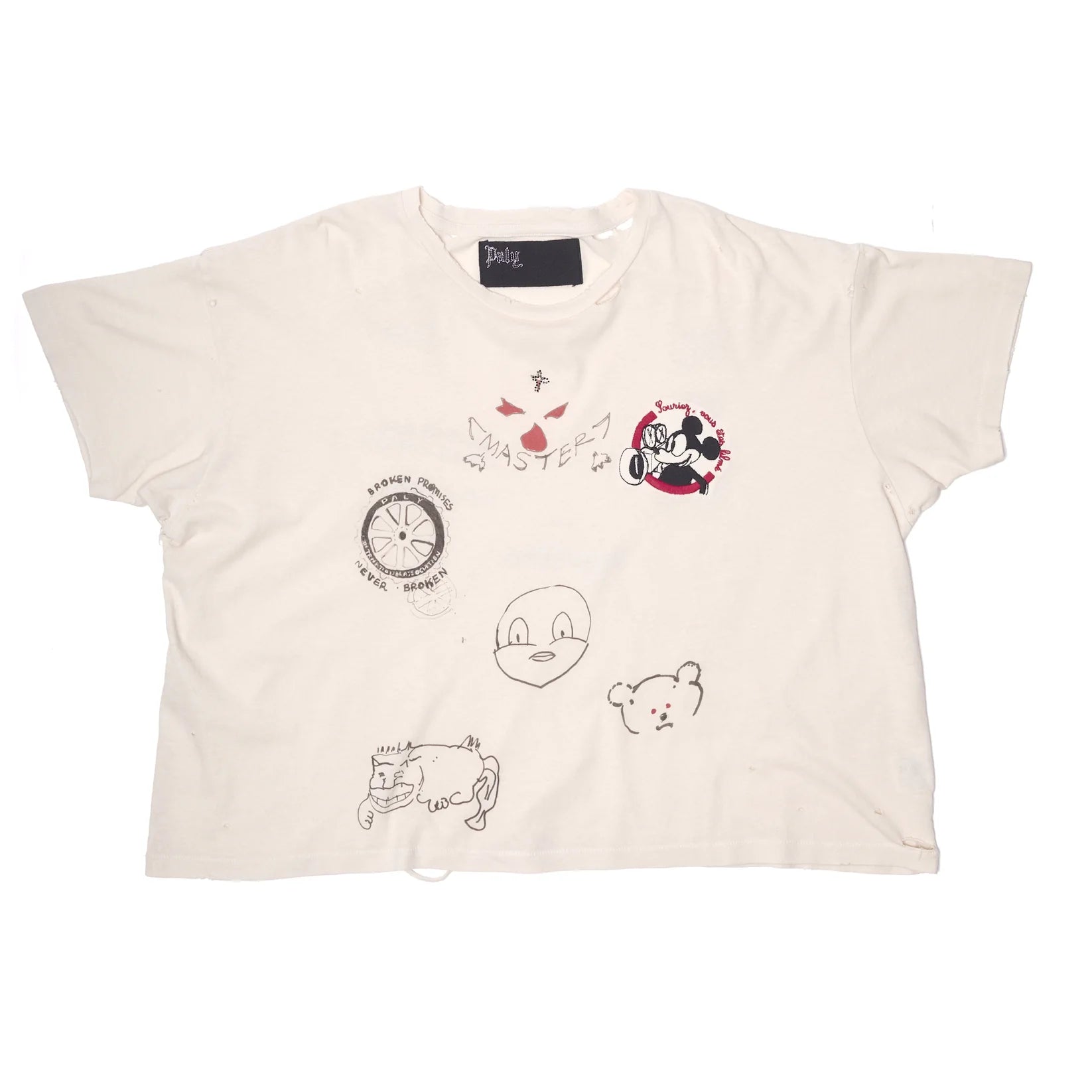 PALY HOLLYWOOD SIGNATURE TEE - VINTAGE CREAM
